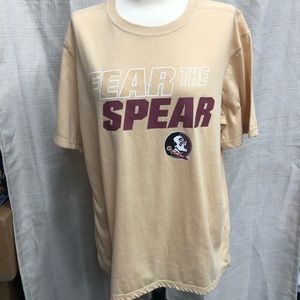FSU T-shirt Gold “Fear The Spear” excellent condition Sz L